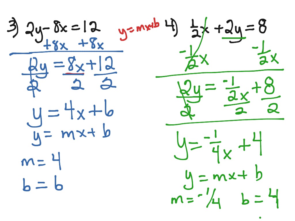 5 Ways to Solve Y Mx B Worksheets Easily